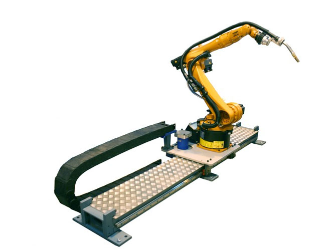 机器人+焊接变位机 3D